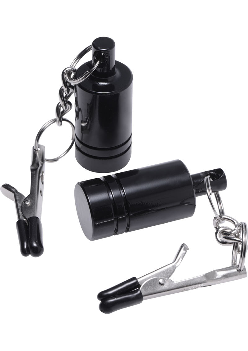 Master Series Burden Cylinder Nipple Weight Clamps - Black/Metal