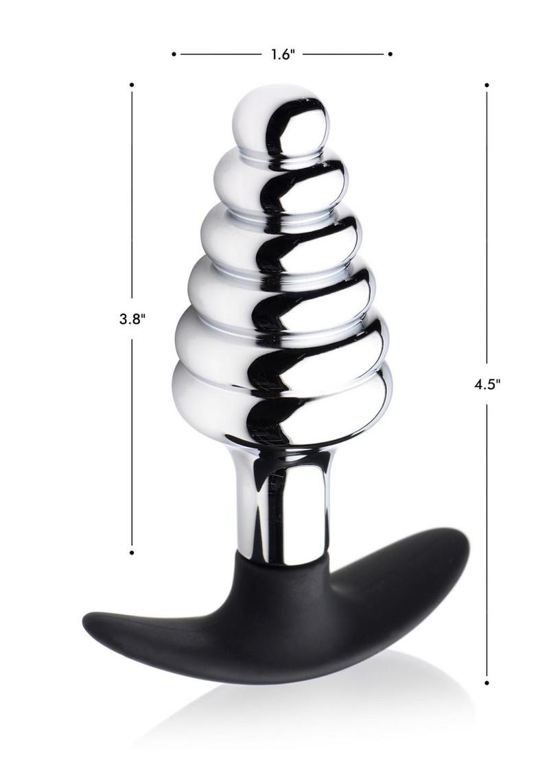 Master Series Dark Hive Metal and Silicone Anal Plug