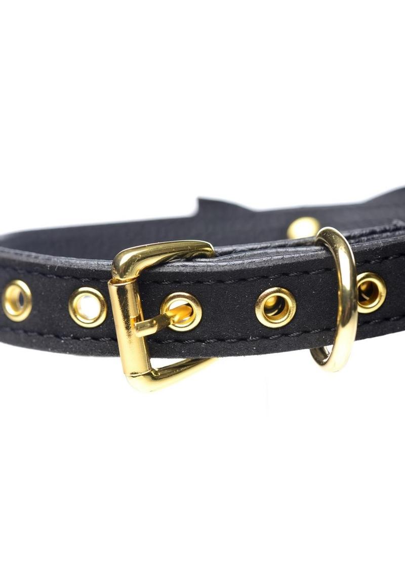 Master Series Golden Kitty Cat Bell Collar