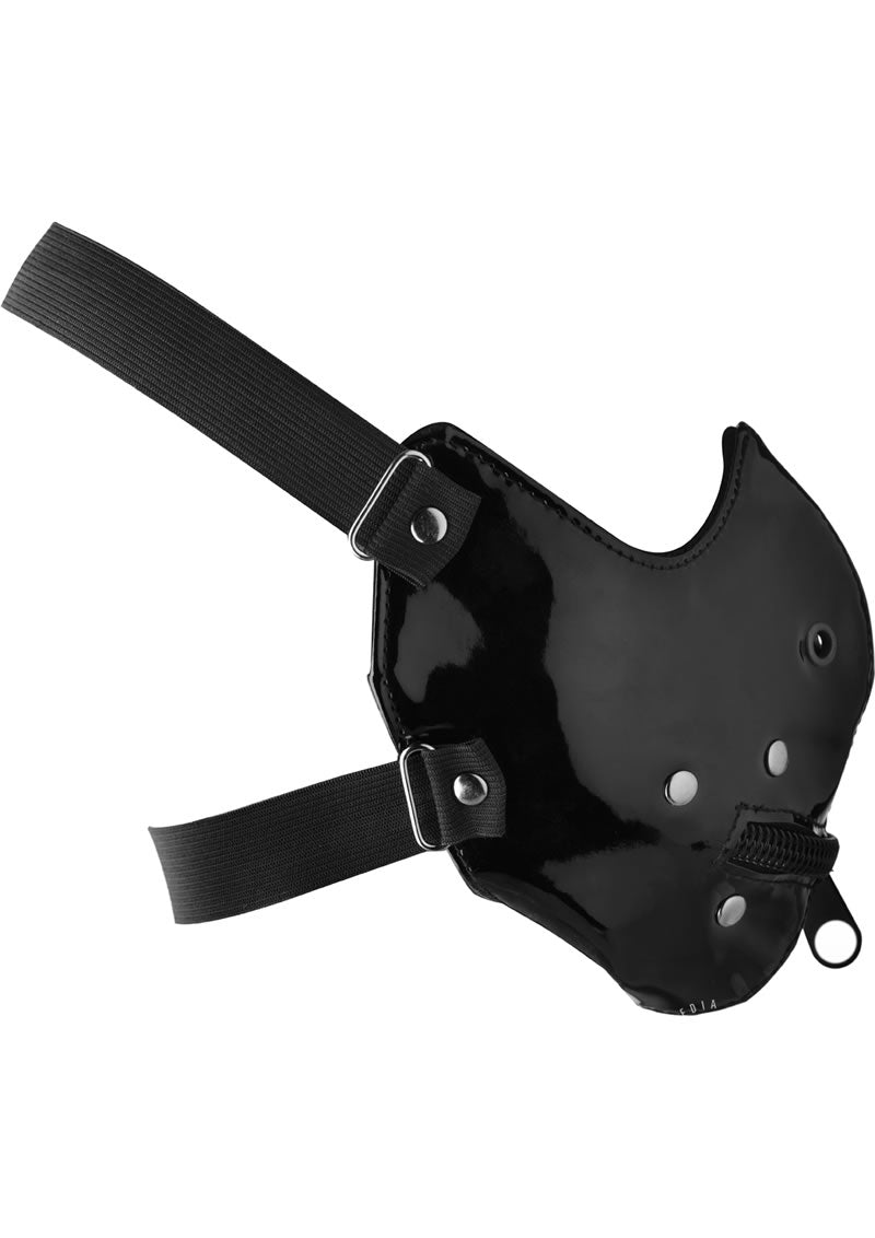 Master Series Lektor Zipper Mouth Muzzle - Black