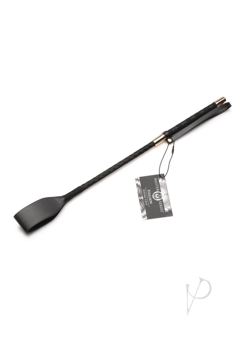 Master Series Stallion Riding Crop - Black - 18in