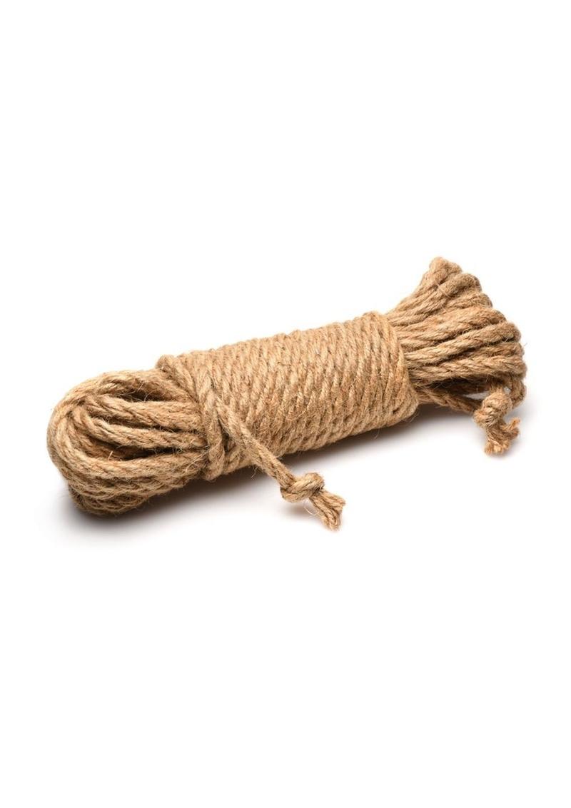 Master Series Tied Up Jute Bondage Rope - Tan - 25ft