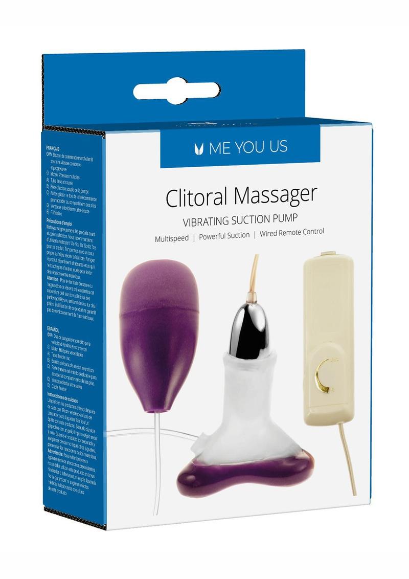 ME YOU US Clitoral Masseuse Vibrating Clit Pump - Purple