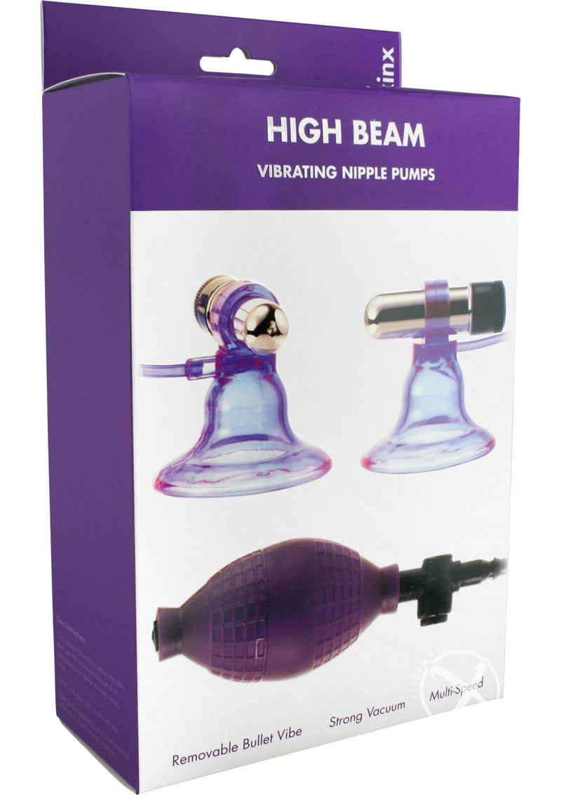 ME YOU US High Beam Vibrating Nipple Pump - Purple