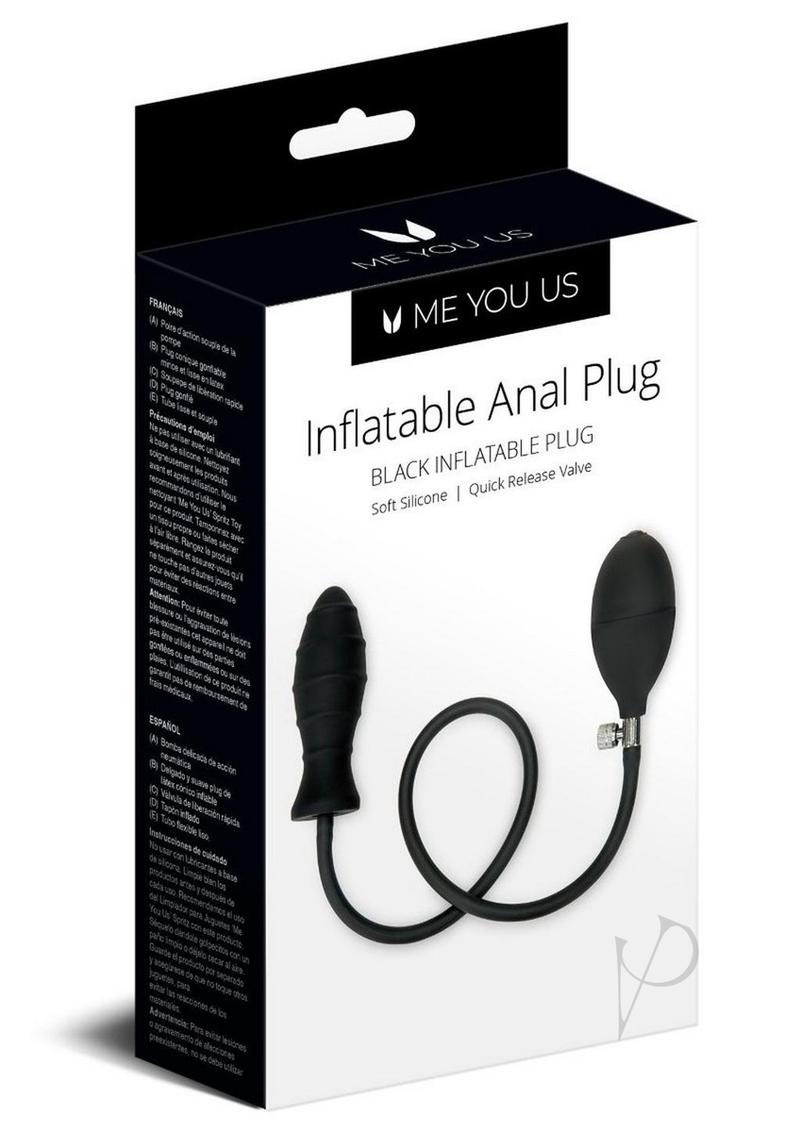 ME YOU US Inflatable Anal Plug - Black