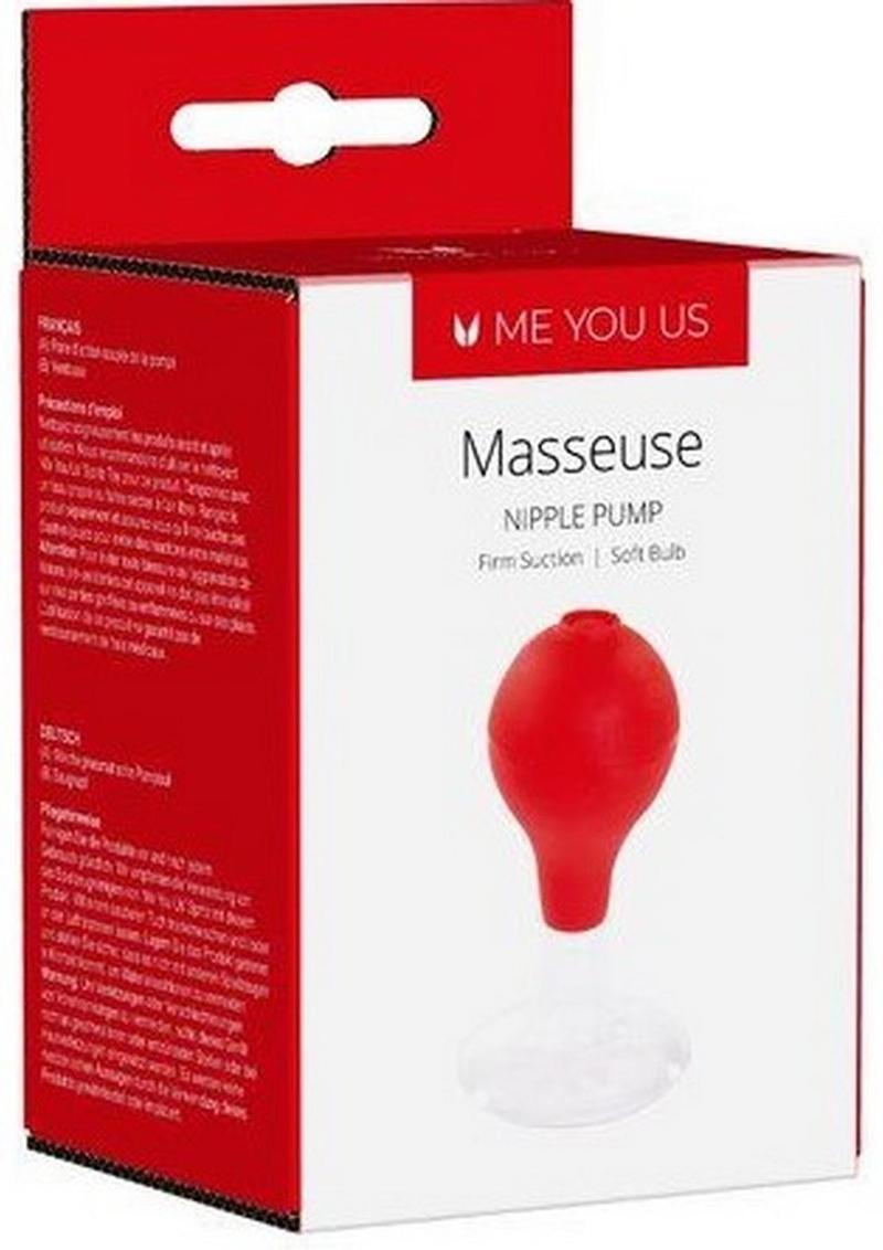 ME YOU US Masseuse Nipple Pump - Red