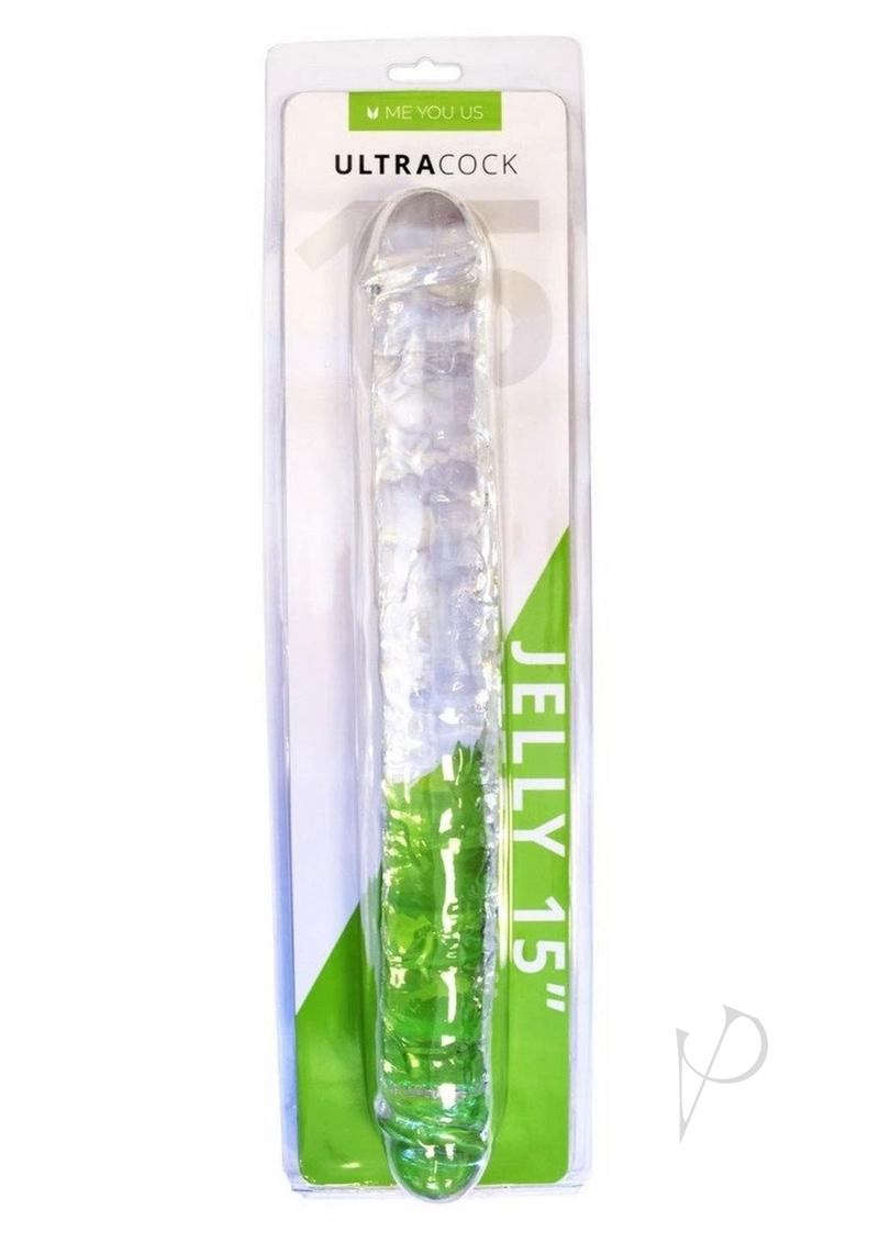 ME YOU US Ultracock Jelly Double Ender - Clear - 12in