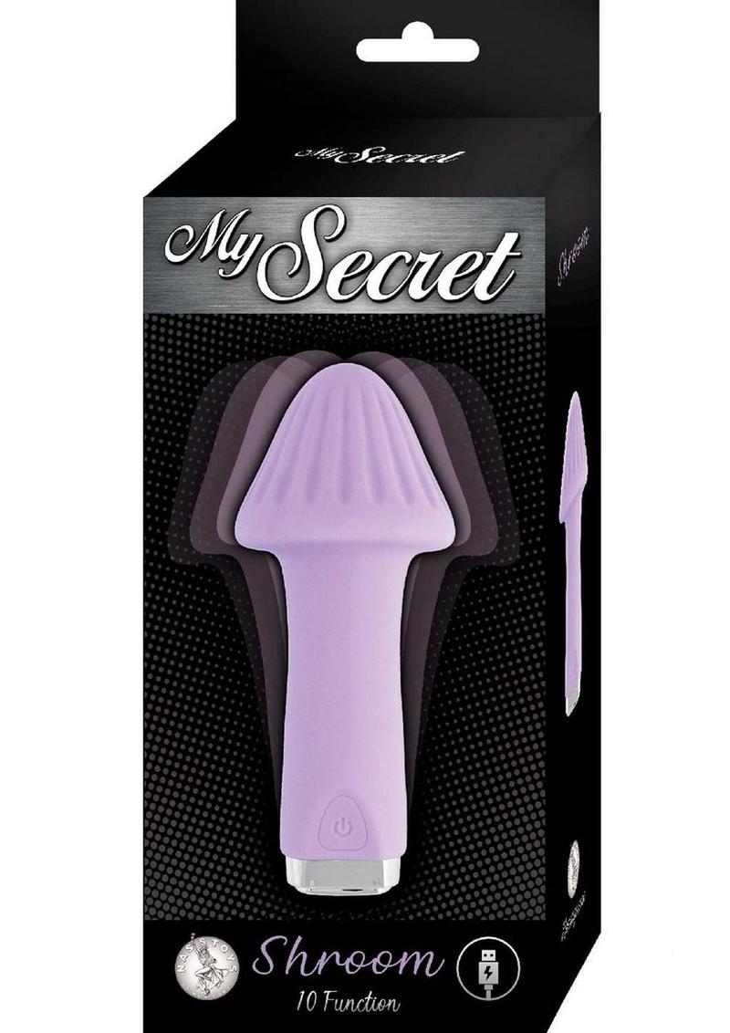 My Secret Shroom Rechargeable Silicone Vibrator - Purple