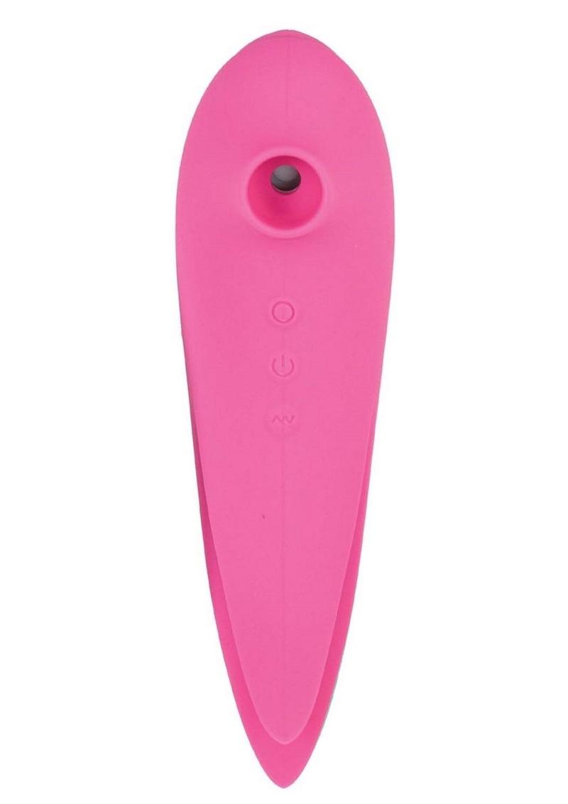 Mystique Suction Vibrating Rechargeable Silicone Massager