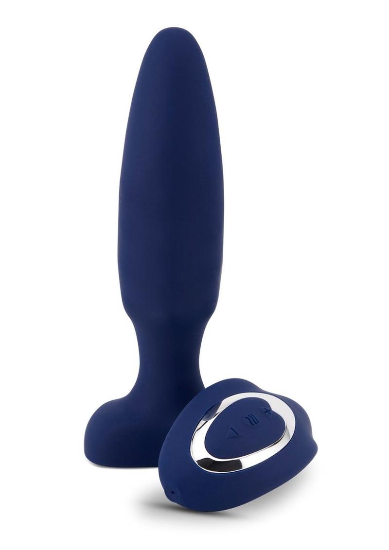 Nu Sensuelle Fino Roller Motion Rechargeable Silicone Anal Plug with Remote Control