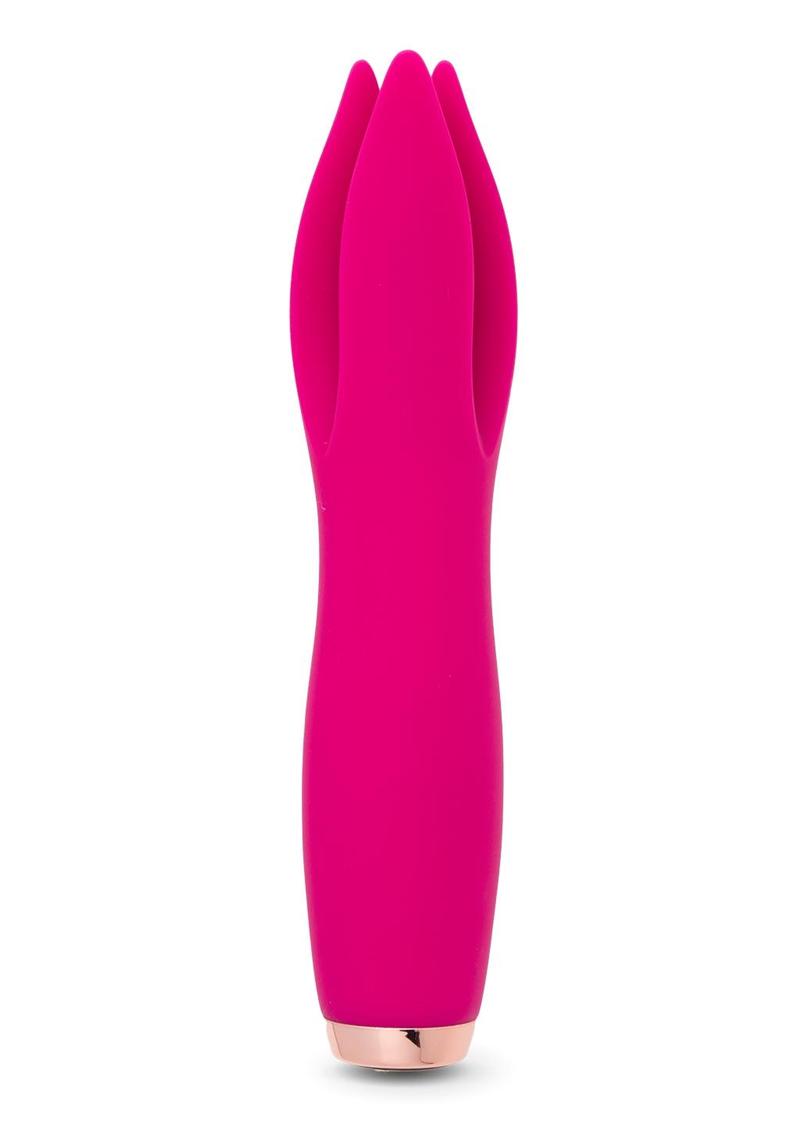 Nu Sensuelle Tulip Rechargeable Silicone Clitoral Stimulator - Magenta/Purple