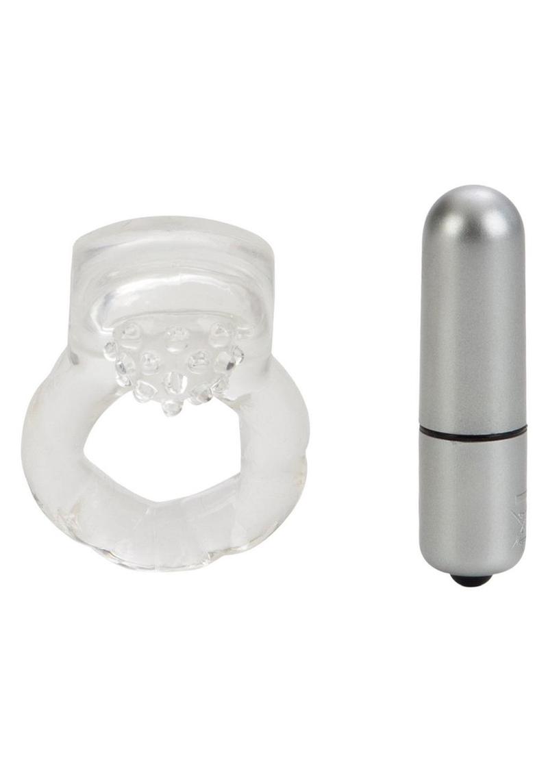 Nubby Lover's Delight Vibrating Cock Ring Cock Ring with Clitoral Stimulation