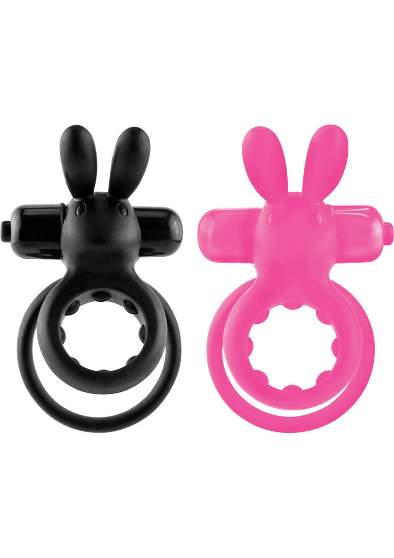 Ohare Silicone Vibrating Cock Ring Waterproof - Assorted Colors - 6 Each Per Case