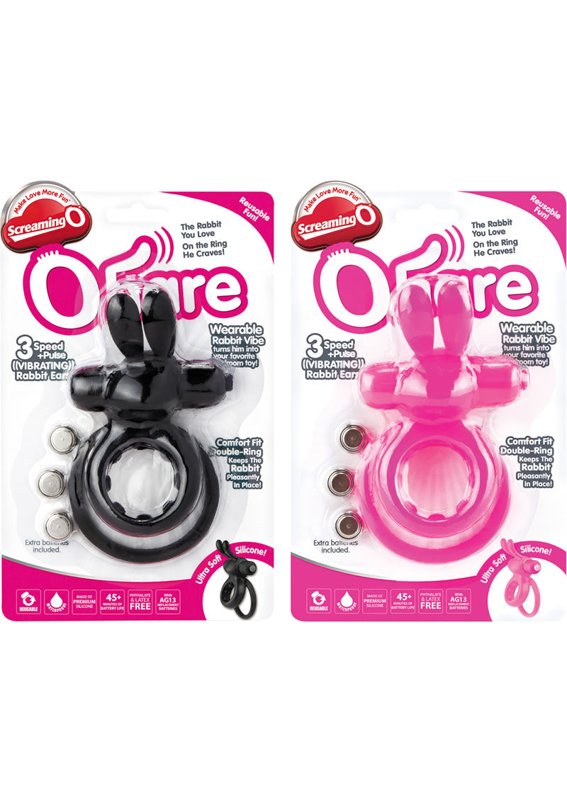 Ohare Silicone Vibrating Cock Ring Waterproof - Assorted Colors - 6 Each Per Case