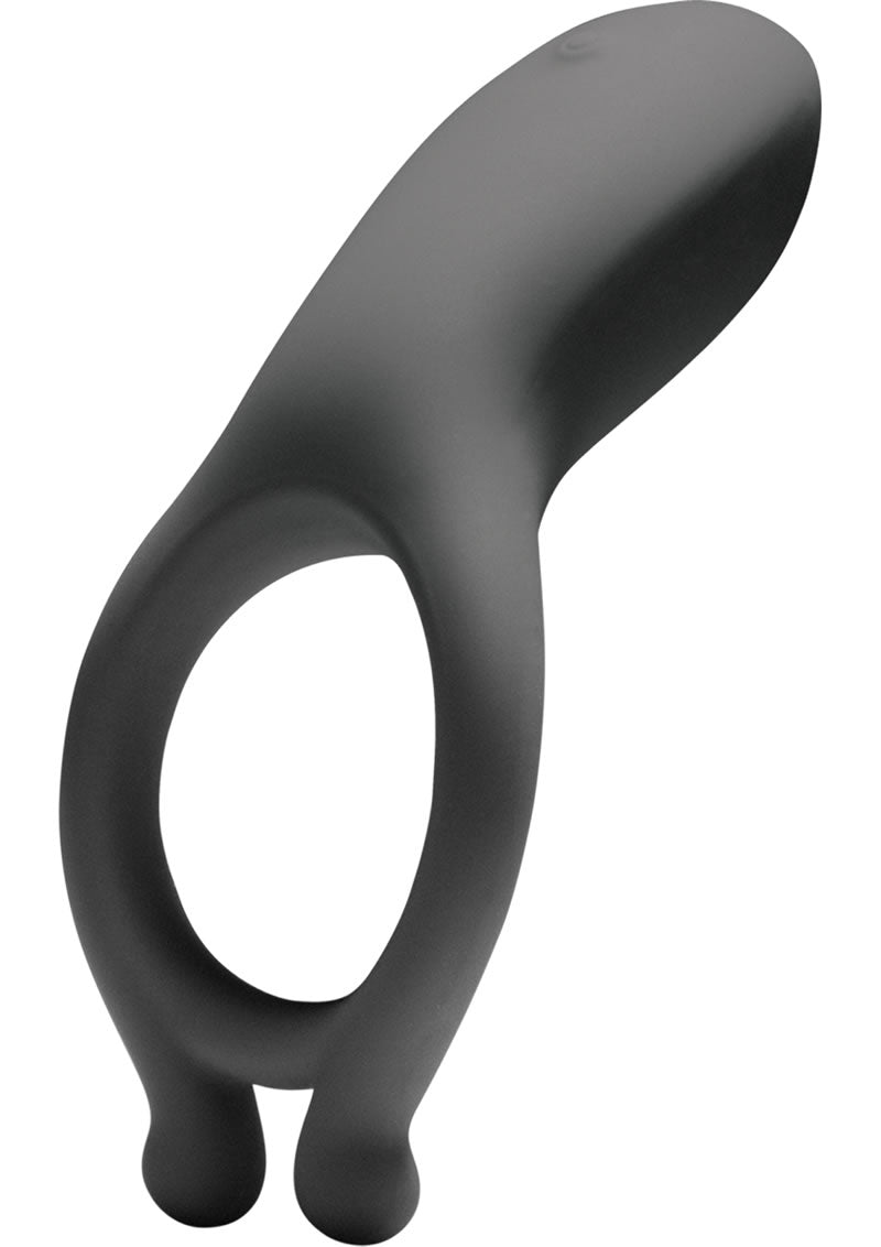 Optimale Rechargeable Silicone Vibrating Cock Ring - Grey/Slate