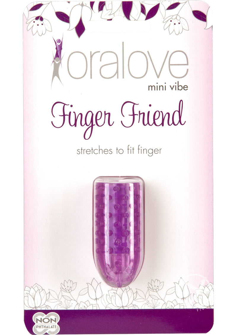 Oralove Mini Vibrating Finger Friend - Purple