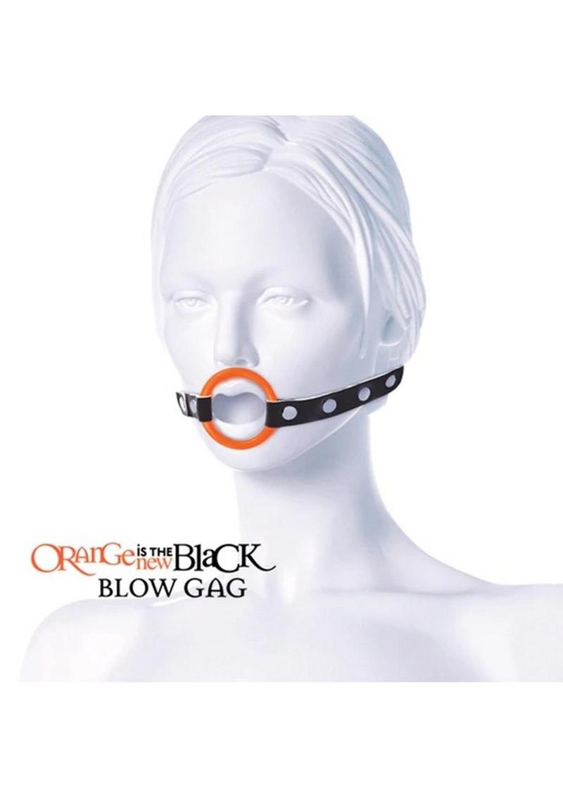 Orange Is The New Black Blow Gag Open Mouth Leather Gag