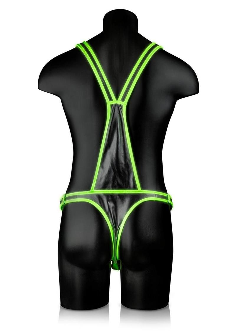 Ouch! Bonded Leather Full Body Harness