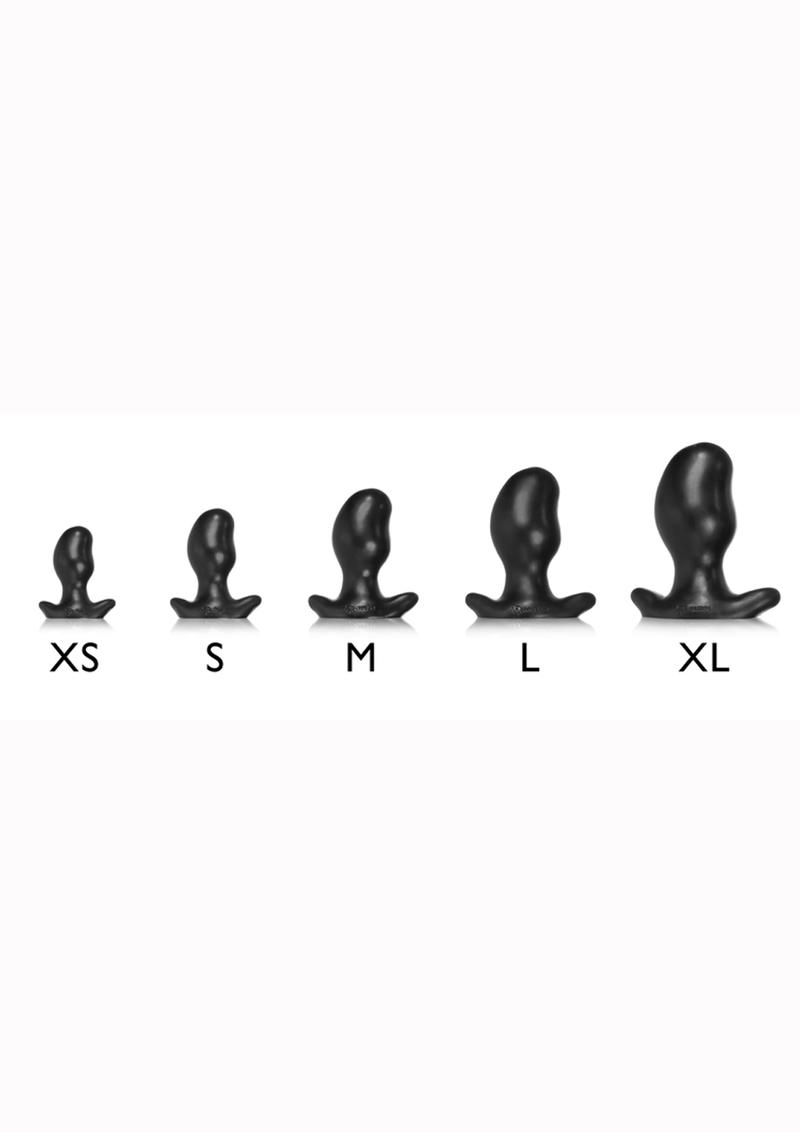 Oxballs Ergo Silicone Butt Plug - Smoke/Smoke Smoosh - XSmall