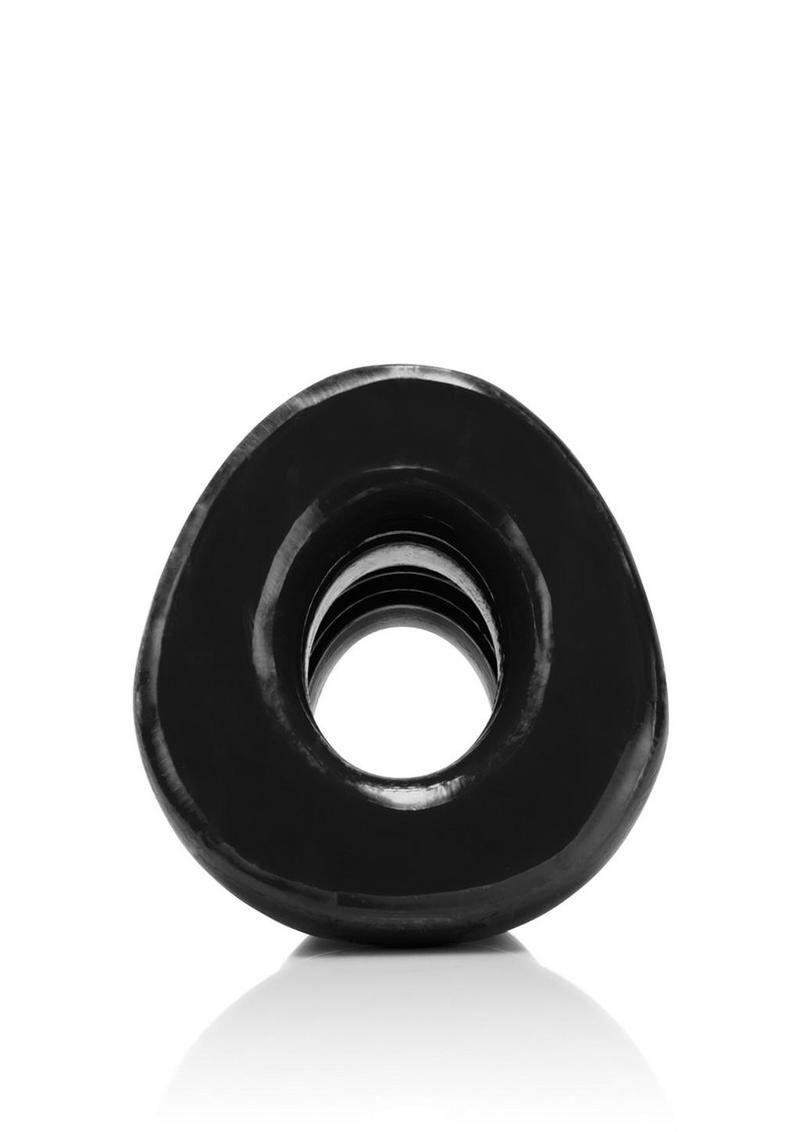 Oxballs Pig-Hole-1 Silicone Hollow Anal Plug - Black - Small