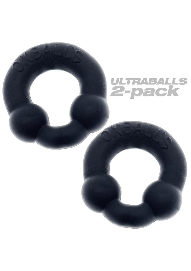 Oxballs Ultraballs Cock Ring Set (2 Pack)- Night Edition