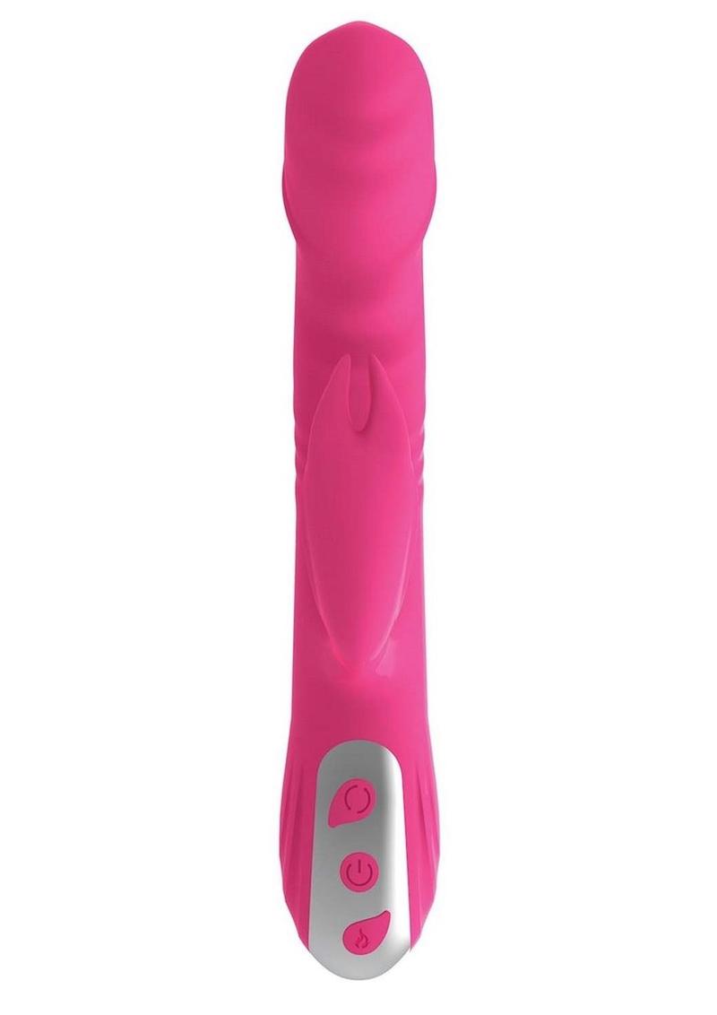 Passion Tickler Heat Up Rechargeable Silicone Rabbit Vibrator