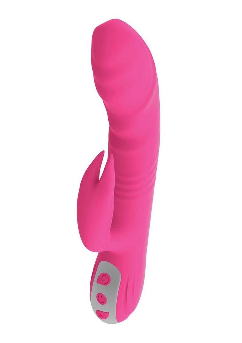 Passion Tickler Heat Up Rechargeable Silicone Rabbit Vibrator