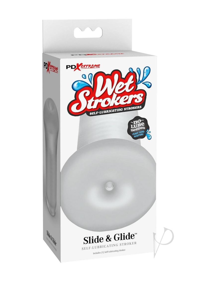 Pdx Extreme Wet Stroker Slide and Glide - Frosted - Clear