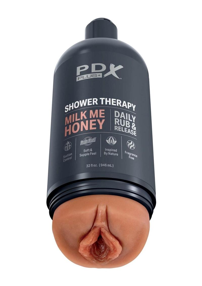 Pdx Plus Shower Therapy Milk Mehoney Discreet Stroker