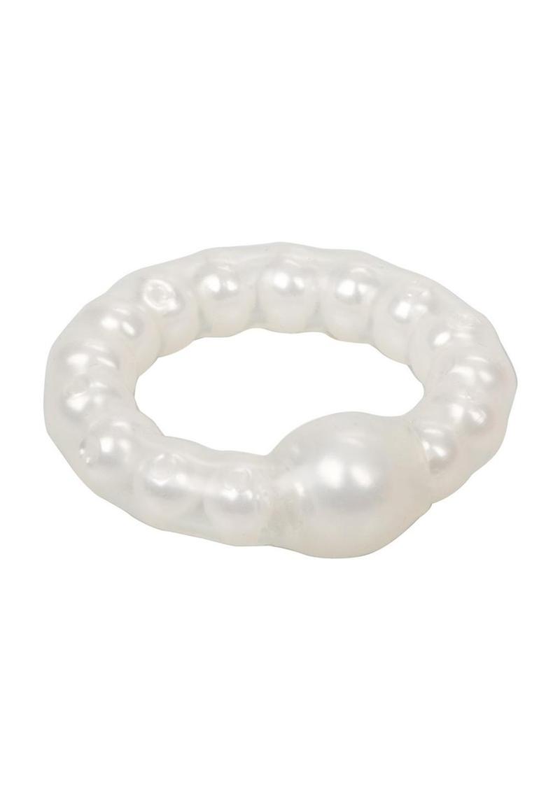 Pearl Beaded Prolong Silicone Cock Ring