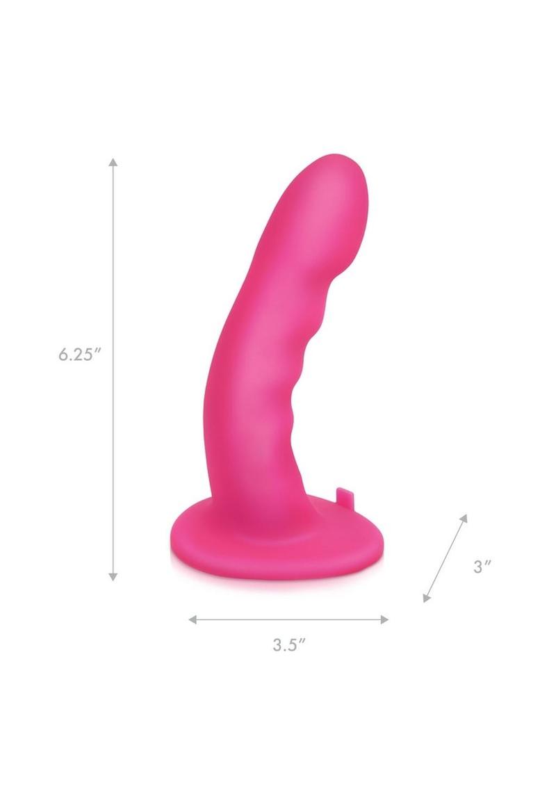 Pegasus Curved Ripple Peg Rechargeable Dildo with Remote Control