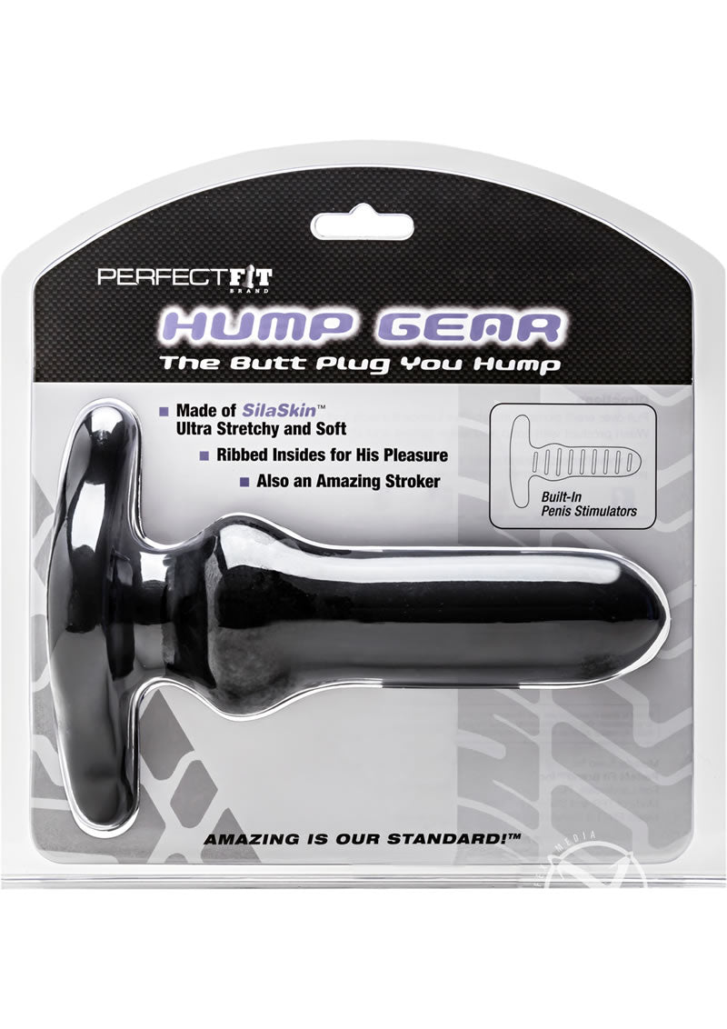 Perfect Fit Hump Gear Anal Plug - Black