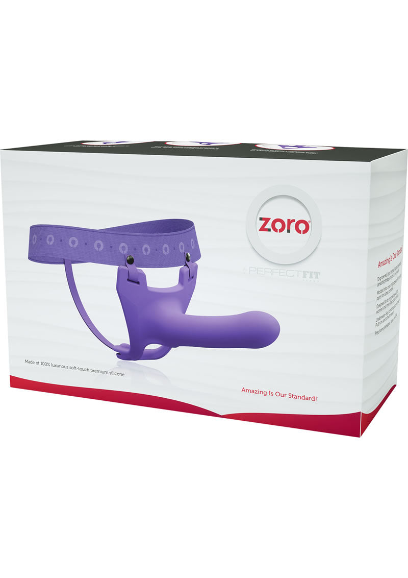 Perfect Fit Zoro 5.5in Silicone Strap-On - Purple