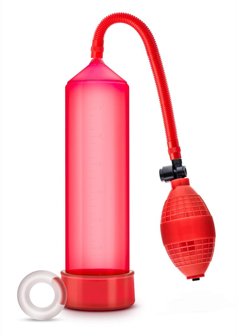 Performance Vx101 Male Enhancement Penis Pump - Red - 9.5in