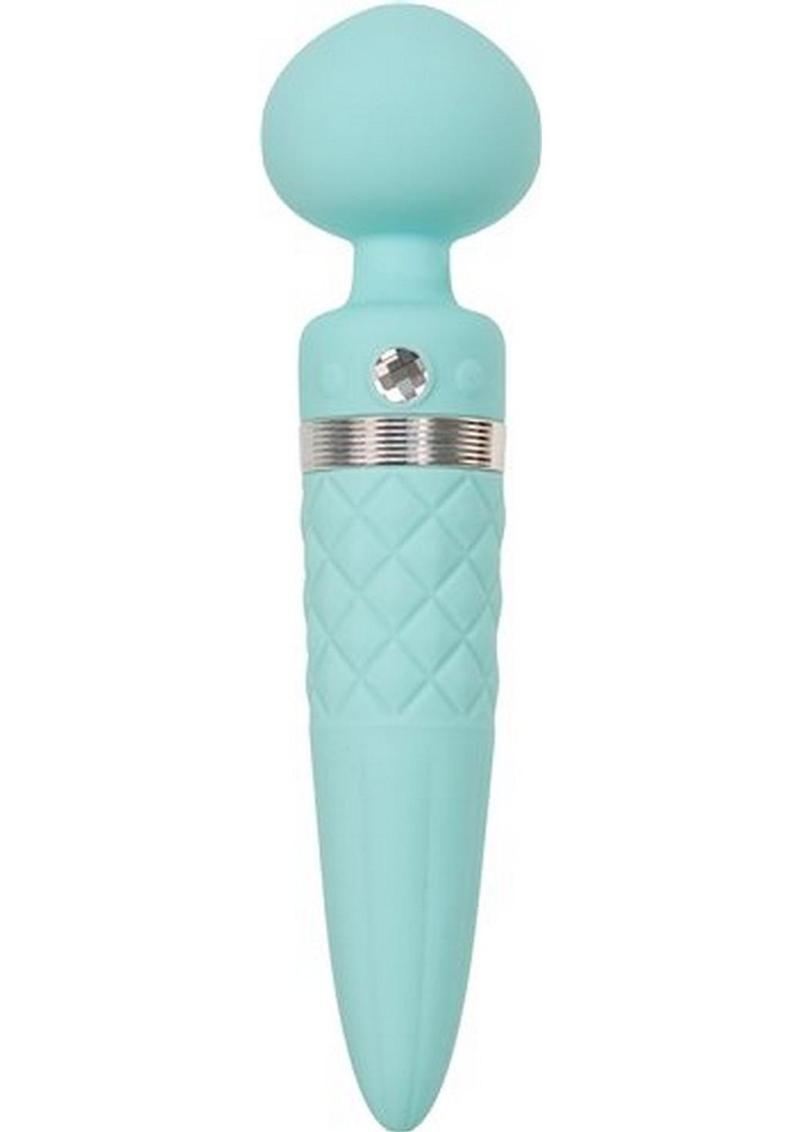 Pillow Talk Sultry Warming Wand Massager - Teal