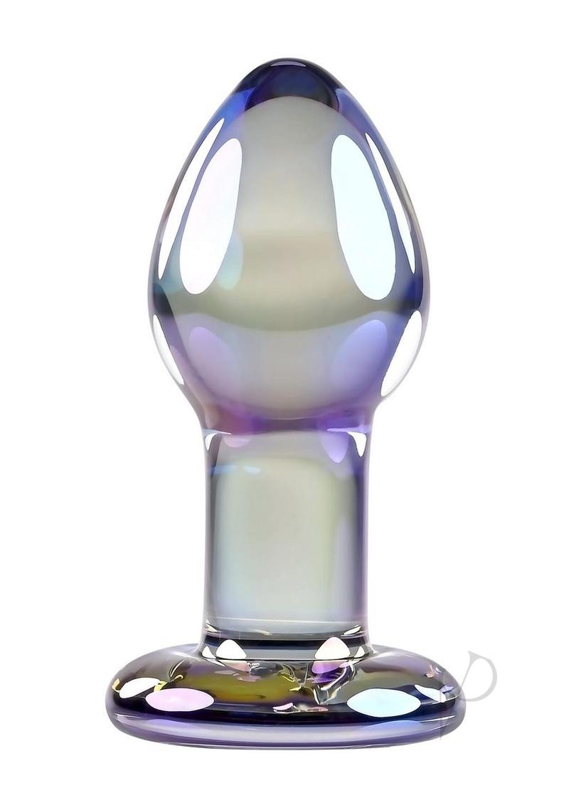 Playboy Jewels Glass Plug - Purple