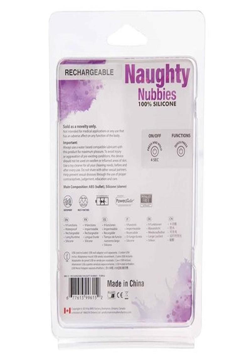 Powerbullet Naughty Nubbies Silicone Rechargeable Finger Massager