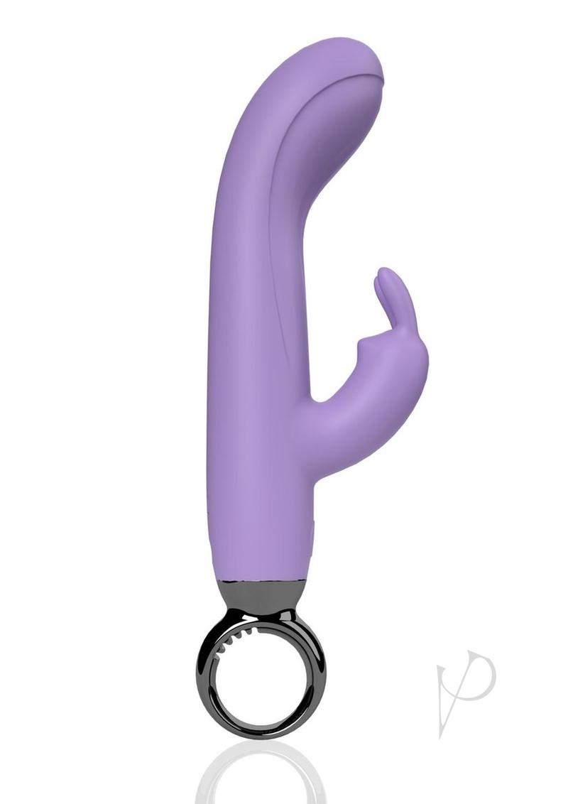 Primo Rabbit Rechargeable Silicone Vibrator - Lavender/Purple