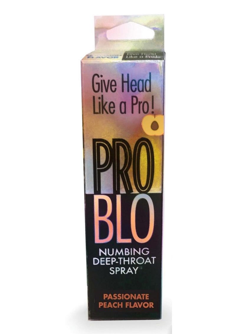 Problo Numbing Deep-Throat Spray 1oz - Peach