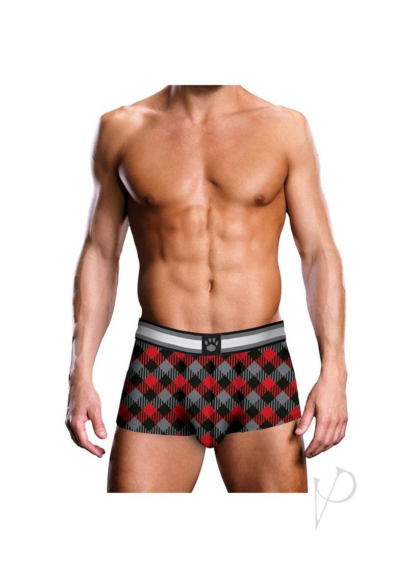 Prowler Tartan 1 Trunk Md Blk/Red Fu23 - Black/Red - Medium