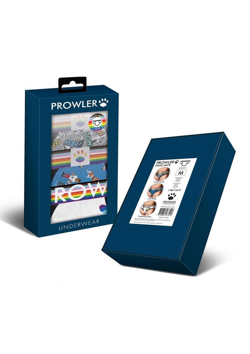 Prowler Pride Brief Coll - Multicolor - Medium - 3pk