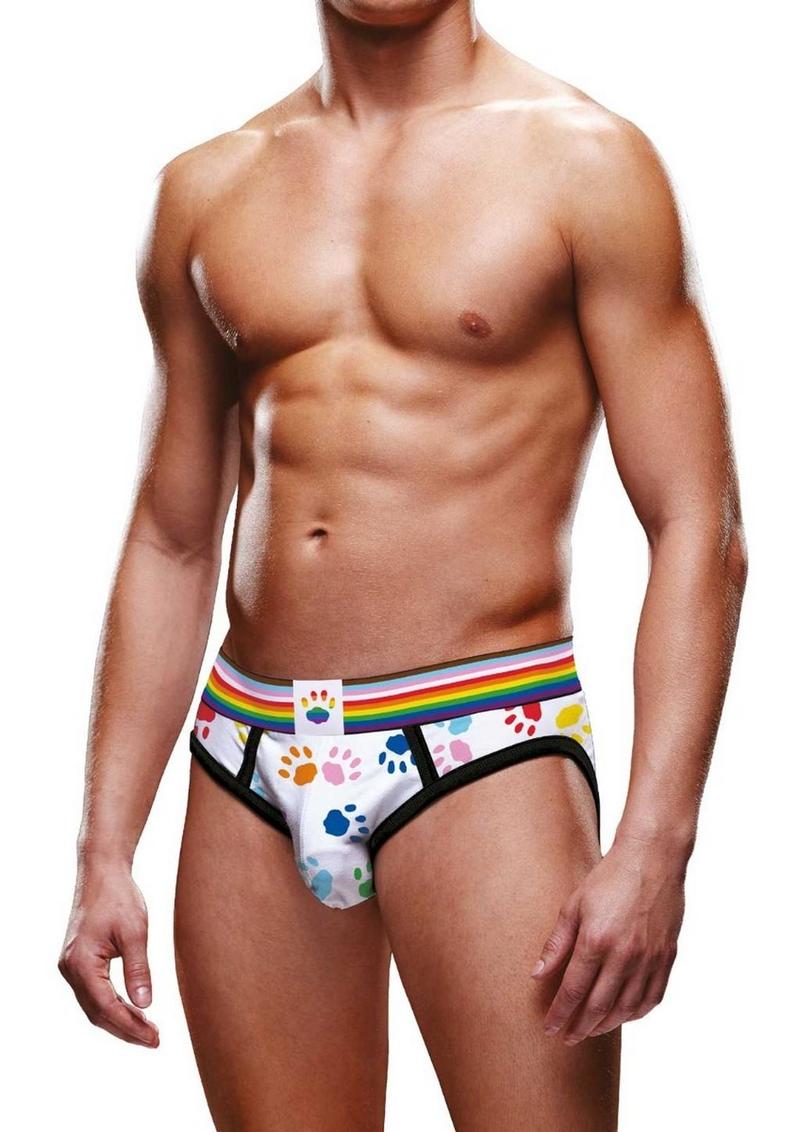 Prowler Pride Paw Brief - Multicolor/Rainbow - Medium