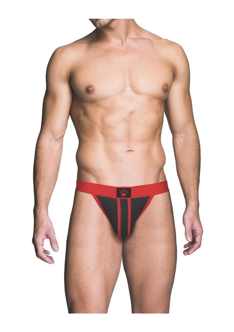 Prowler Red Ass-Less Jock - Black/Red - XLarge