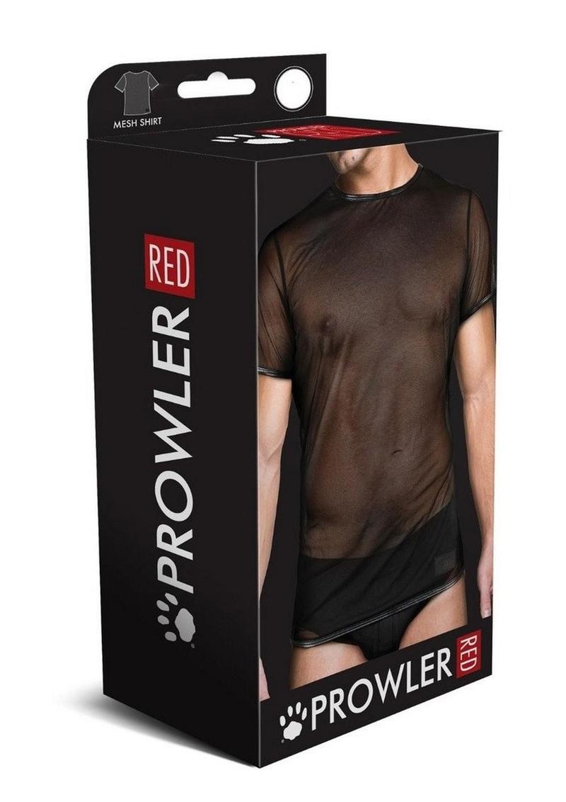 Prowler Red Mesh Tee Shirt - Black - Medium