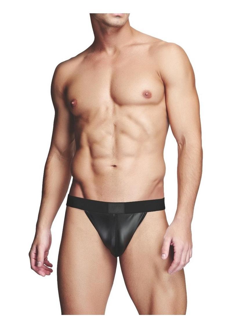 Prowler Red Wetlook Ass-Less Jock - Black - Small