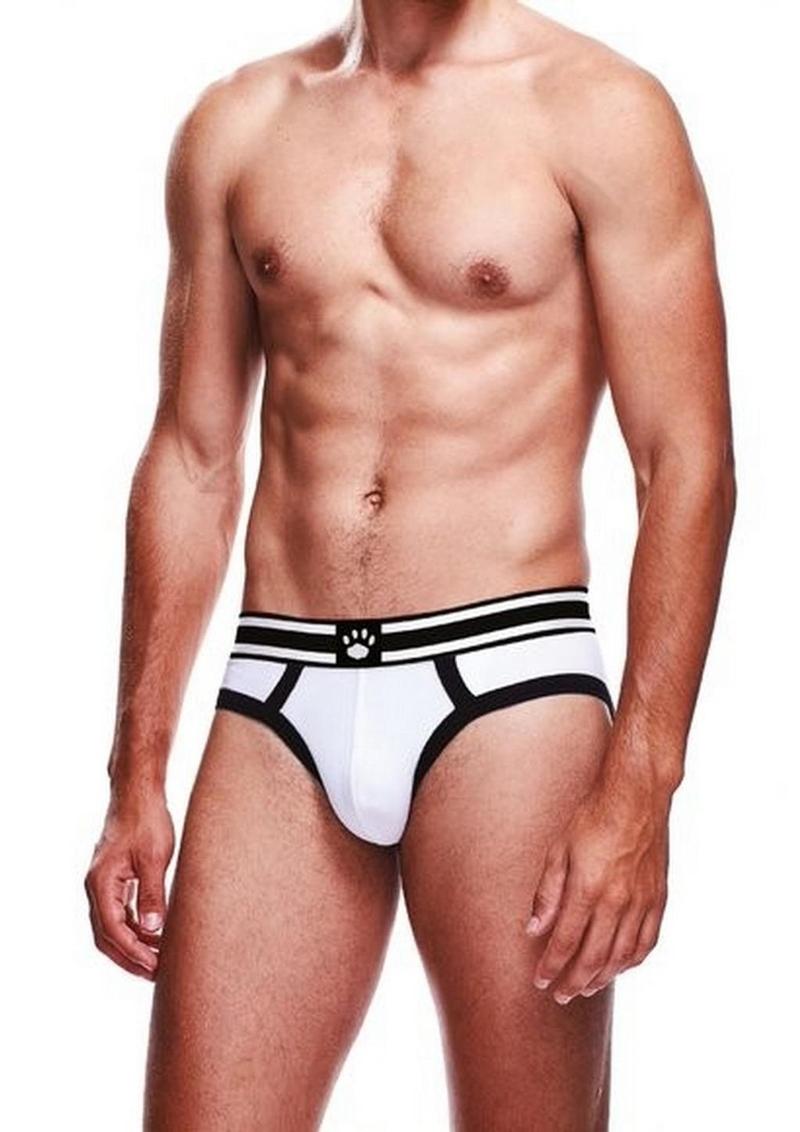 Prowler White/Black Brief - Black/White - Large