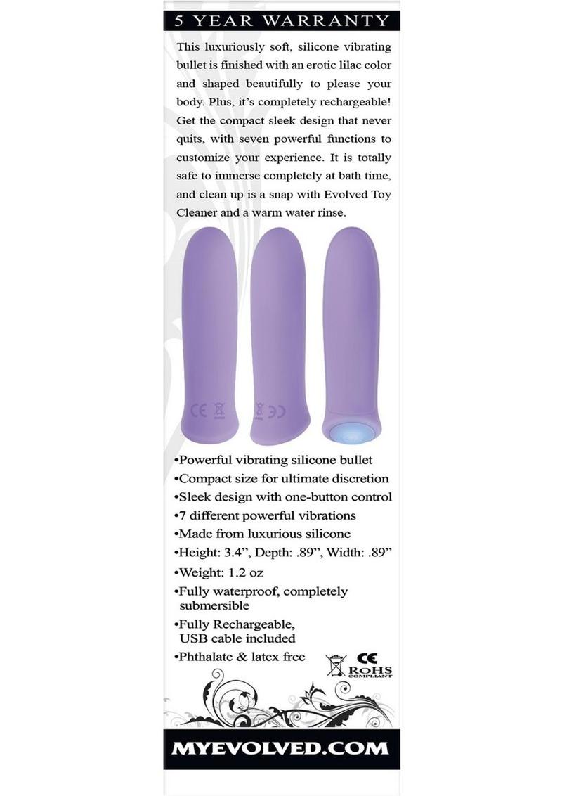 Purple Haze Rechargeable Silicone Bullet