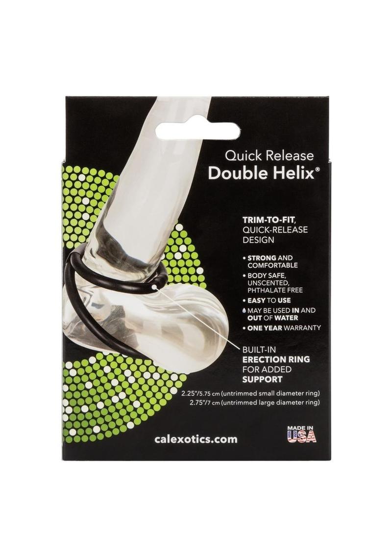 Quick Release Double Helix Cock Ring