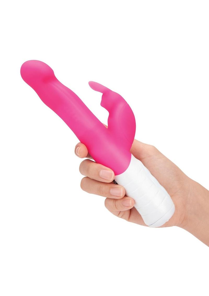 Rabbit Essentials Silicone Rechargeable Slim Shaft Rabbit Vibrator