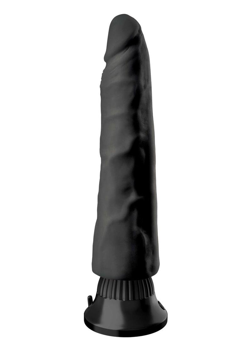 Real Feel Deluxe No. 3 Wallbanger Dildo - Black - 7in